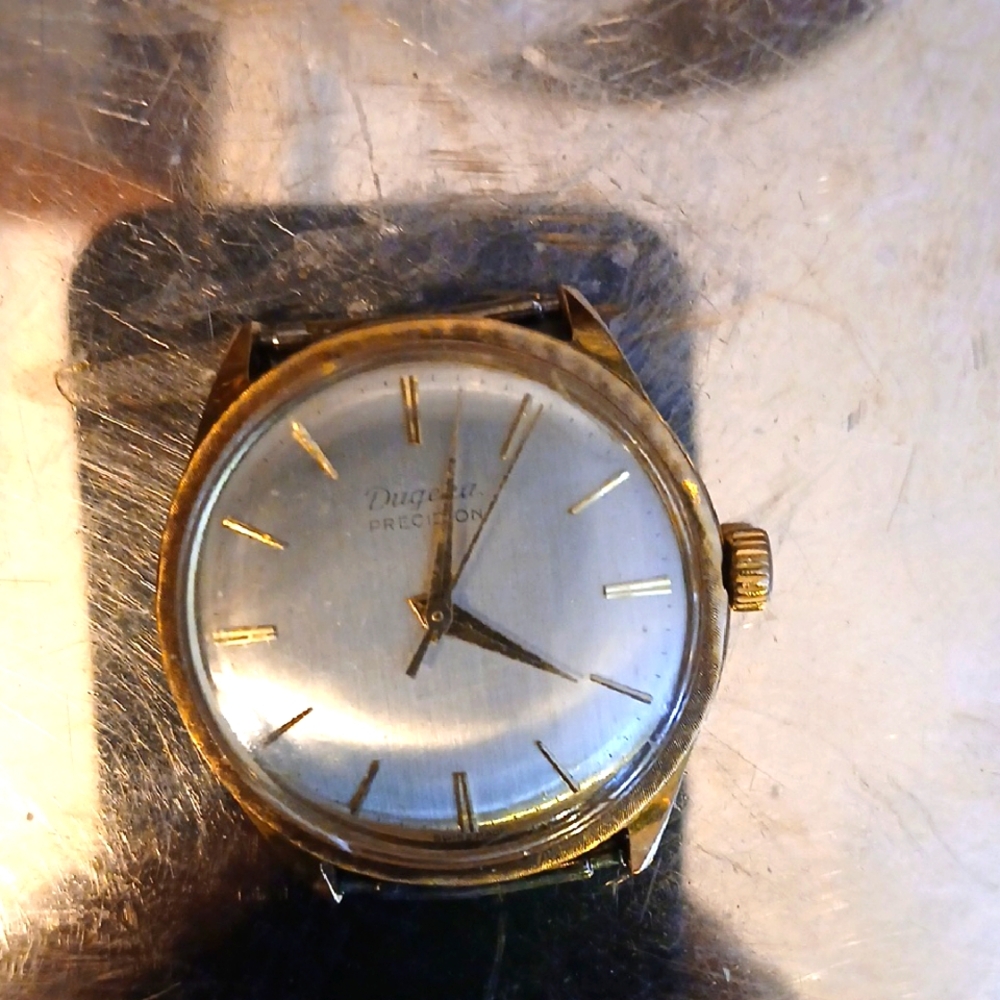 Dugena Precision Gold Plated Mens Watch